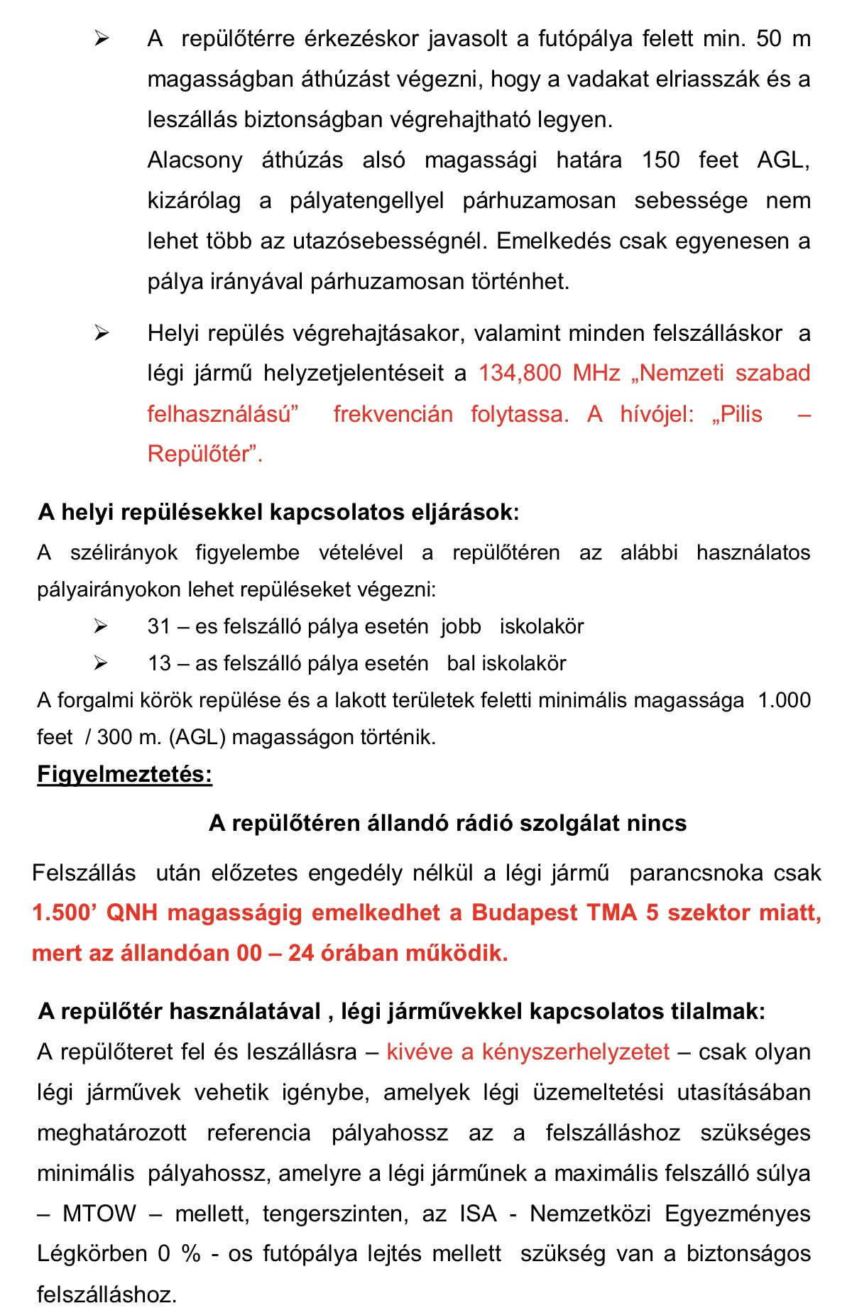 Repülőtér adatai 5